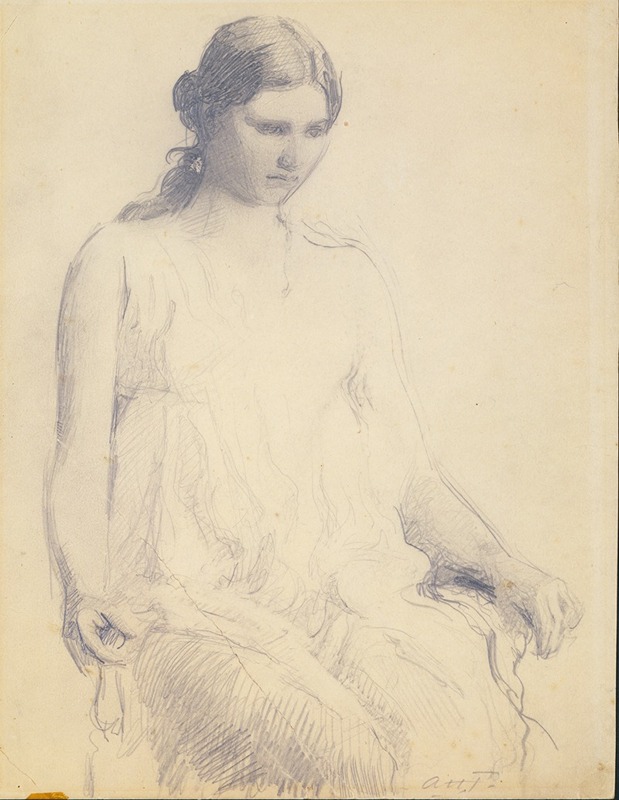 Study of a Young Woman — Аббот Хандерсон Тейер