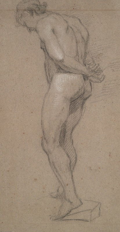 Standing Male Nude by Абрахам Блоэмаерт — digital art print download