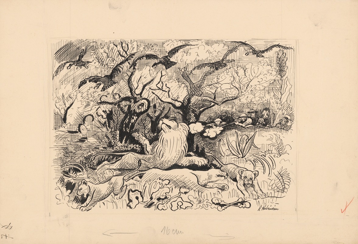 Stories in Wilderness – 2 by Арнольд Петер Вайс-Кубинчан, 1991 — digital art print download
