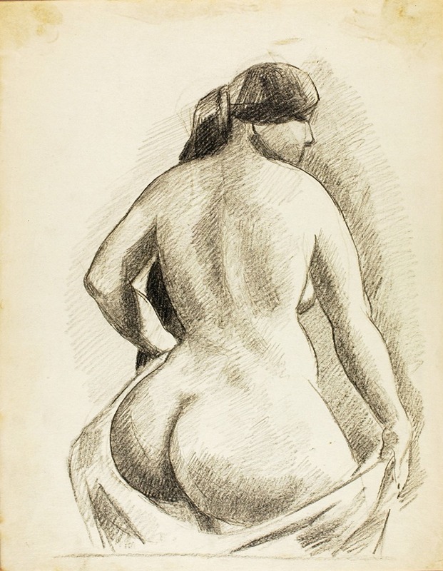 Female Nude II by Карл Ньюман, 1985 — digital art print download