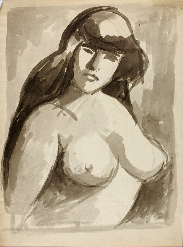 Nude Female Torso by Карл Ньюман, 1979 — digital art print download