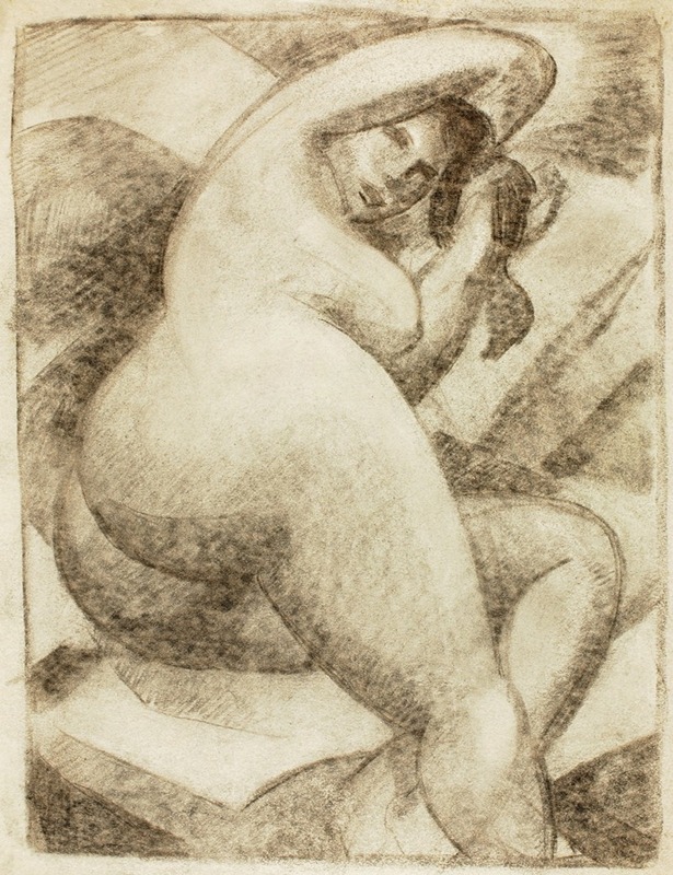 Reclining Female Nude III — Carl Newman