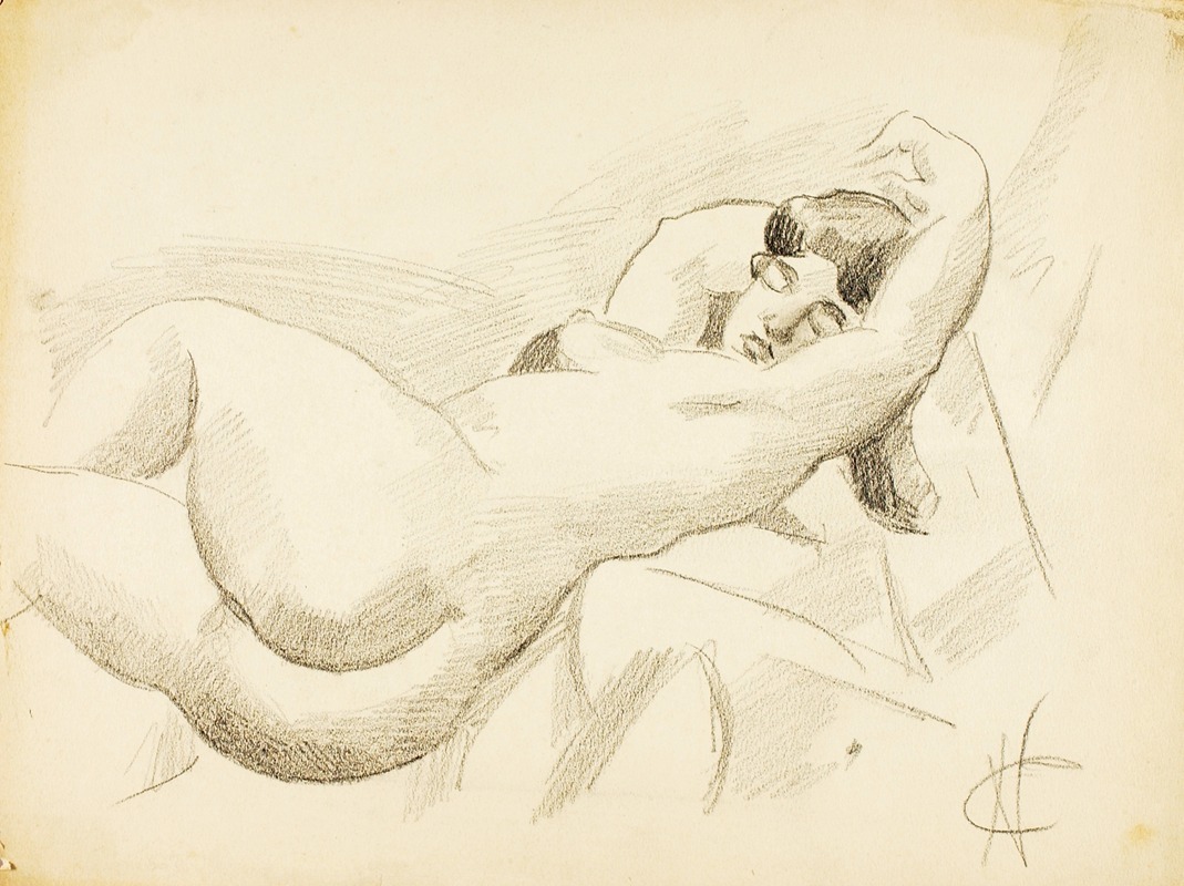 Reclining Female Nude VII — Carl Newman