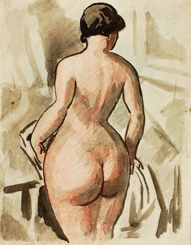 Standing Female Nude 2 by Карл Ньюман — digital art print download