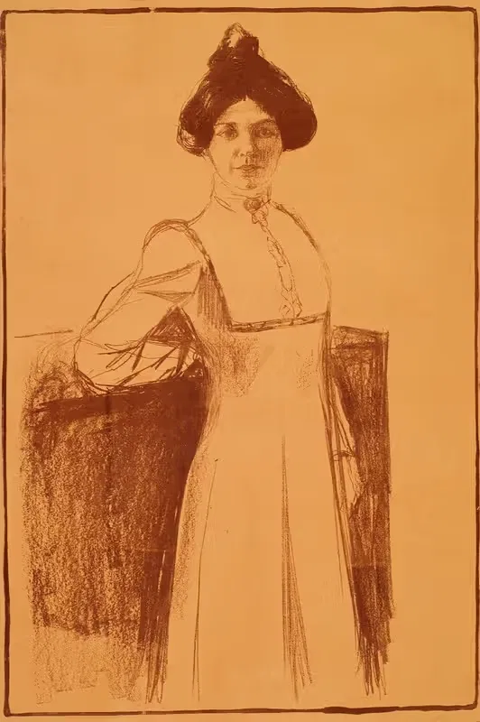 Portrait of Märta Sandal — Edvard Munch