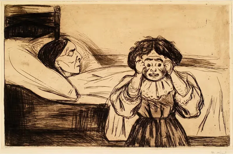 The Dead Mother and Her Child — Edvard Munch