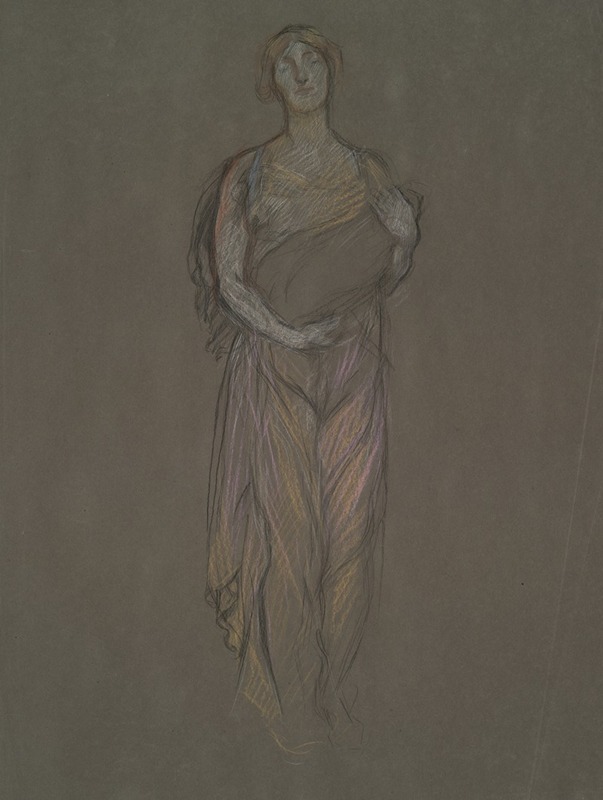Early study for 'The Infancy of Galahad' — Edwin Austin Abbey