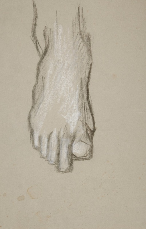 Sketch of a foot — Edwin Austin Abbey