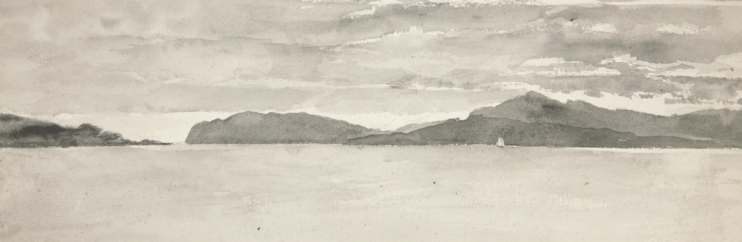 Water scene with landscape by Эдвин Остин Эбби — digital art print download