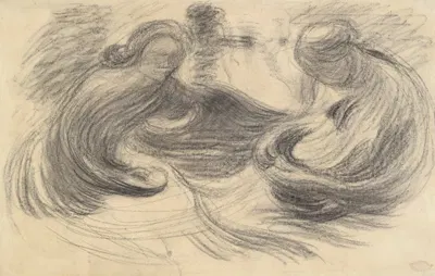 Femmes Assisses by Южен Каррьер — digital art print download