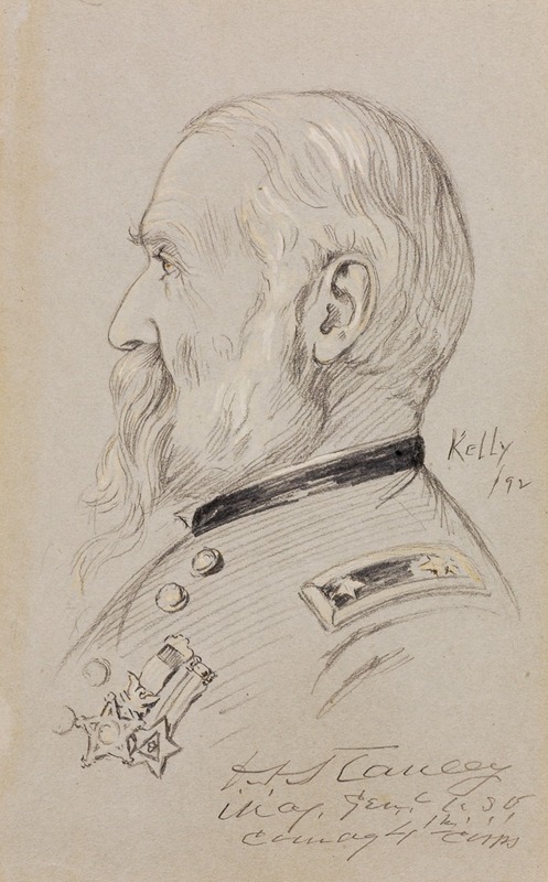 Major General David Sloan Stanley by James Edward Kelly — digital art print download