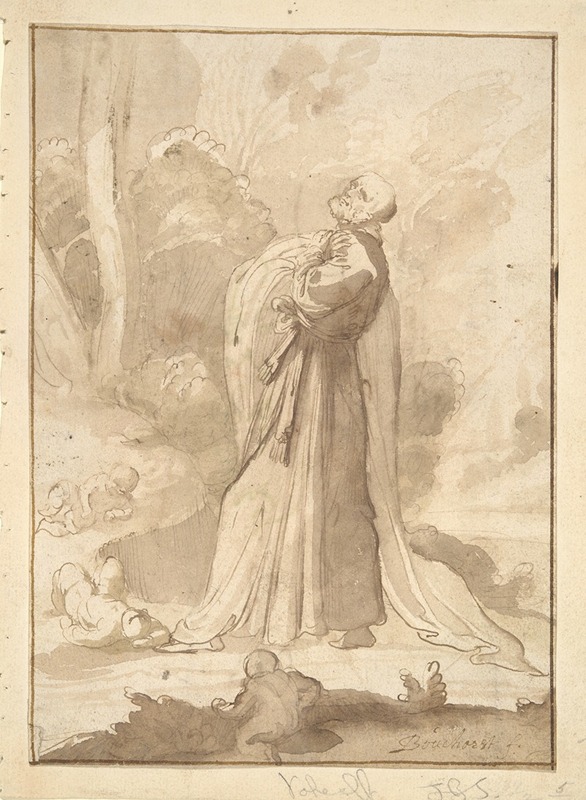 St. Nicholas of Bari by Jan Philipsz. van Bouckhorst — digital art print download