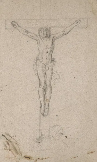 Christ on the Cross by Йозеф Чаучик — digital art print download