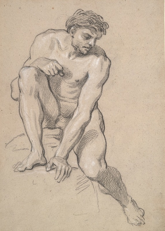 Study of a Male Nude — Louis de Boullogne the Younger