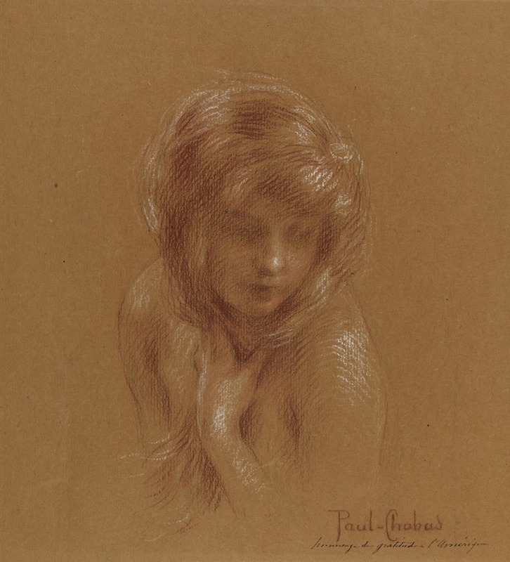 Young Girl by Поль Эмиль Шабас — digital art print download