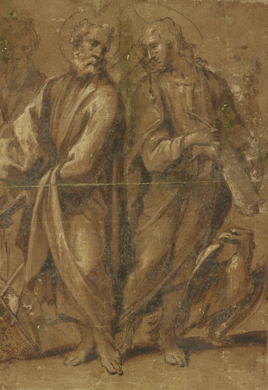Saints Peter and John by Сигизмондо Каула — digital art print download