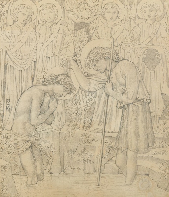 The Baptism of Christ — Sir Edward Coley Burne-Jones