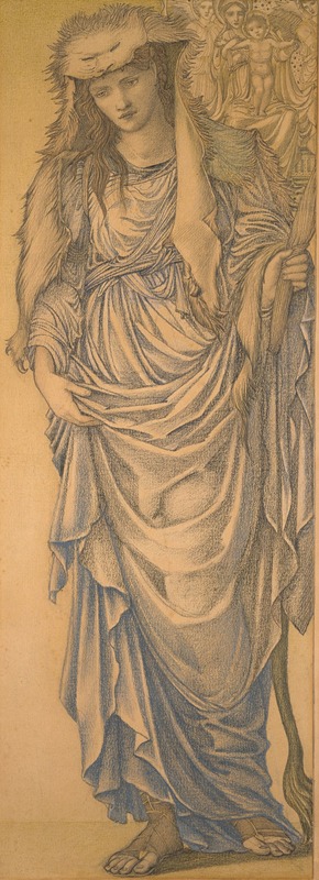 The Tiburtine Sibyl by Сэр Эдвард Коли Берн-Джонс — digital art print download