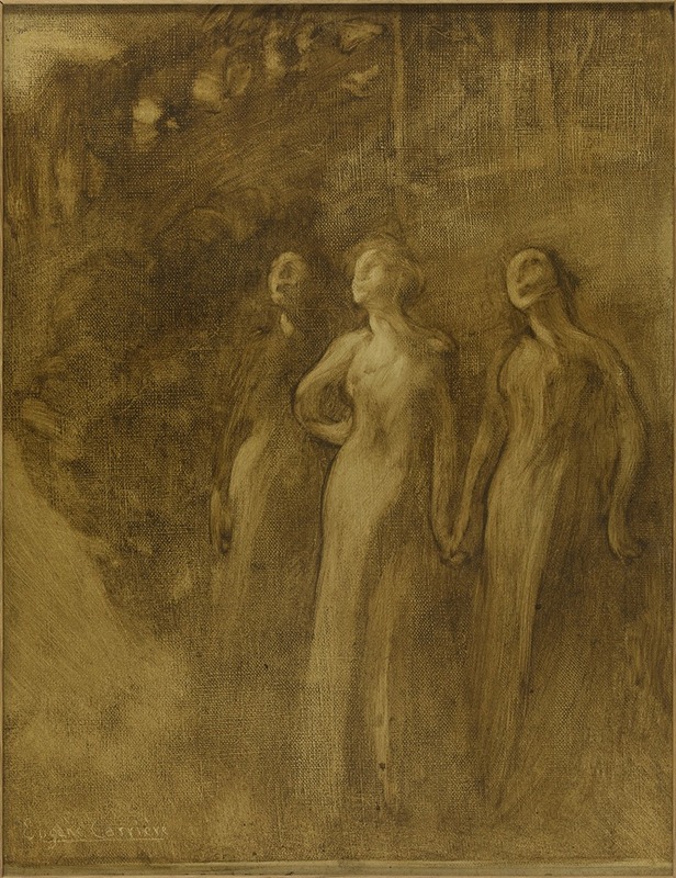 la jeunesse by Eugène Carriere, 1897 — digital art print download