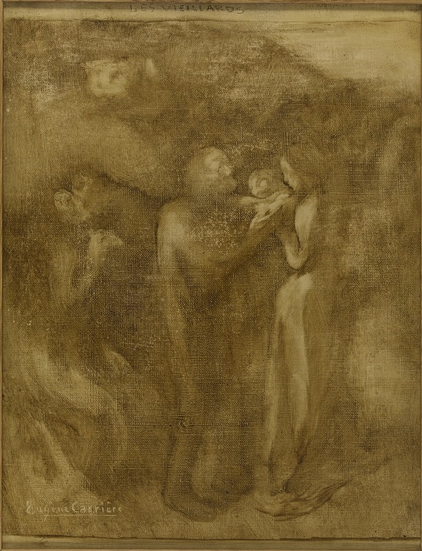 les vieillards by Eugène Carriere, 1897 — digital art print download