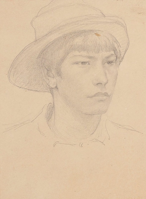Tête de jeune homme — Fernand Cormon