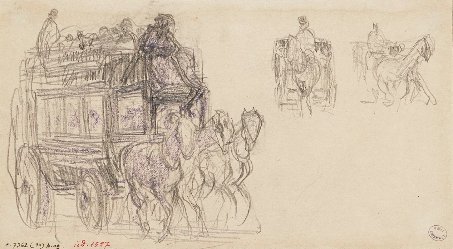 Omnibus et fiacres — Фредерик Убро