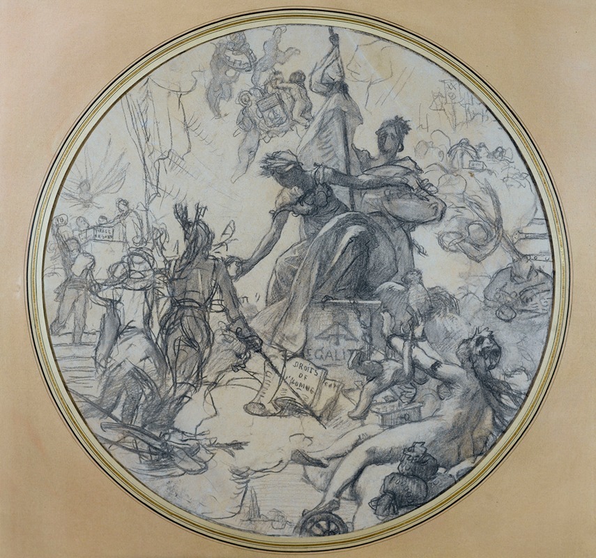 L'Egalité by Габриэль Ферье, 1887 — digital art print download