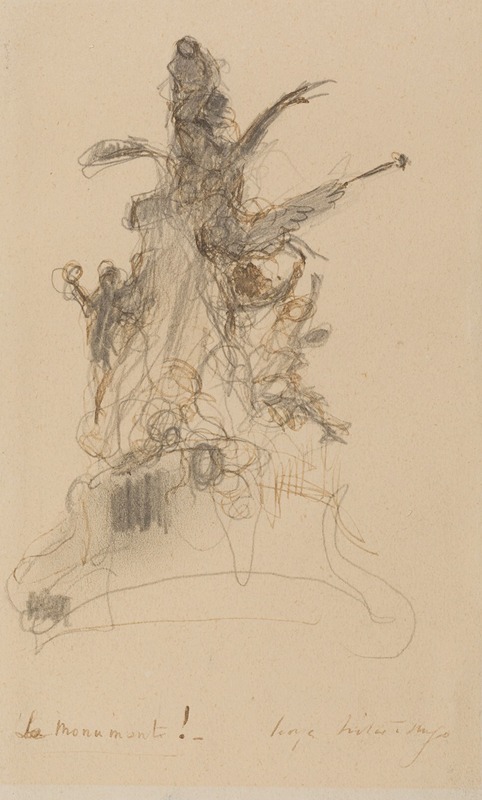 Le monument ! by Жорж Юго, 1902 — digital art print download
