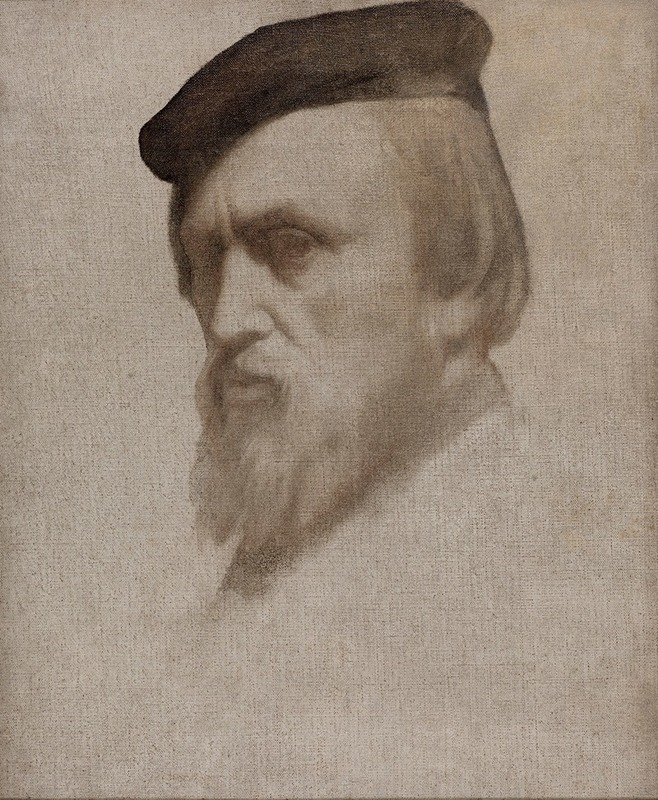 Autoportrait by Жан-Ипполит Фландрен, 1853 — digital art print download
