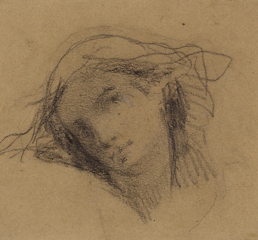 Tête de femme — Narcisse-Virgile Diaz de La Peña