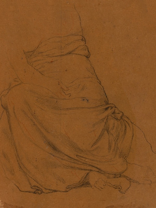 Etude de draperie by Пьер Пюви де Шаванн, 1863-1864 — digital art print download