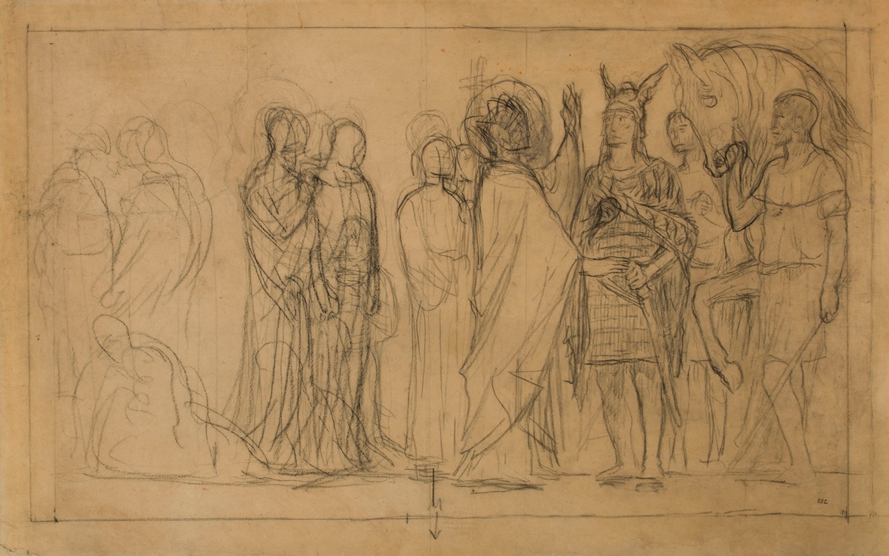 Etude pour la dernière composition du Panthéon non exécutée — Пьер Пюви де Шаванн