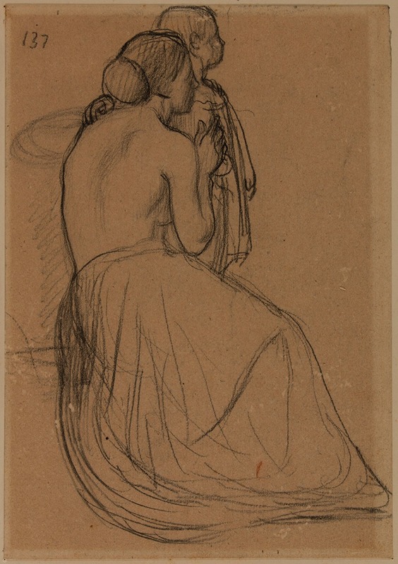 Femme et enfant — Pierre Puvis de Chavannes