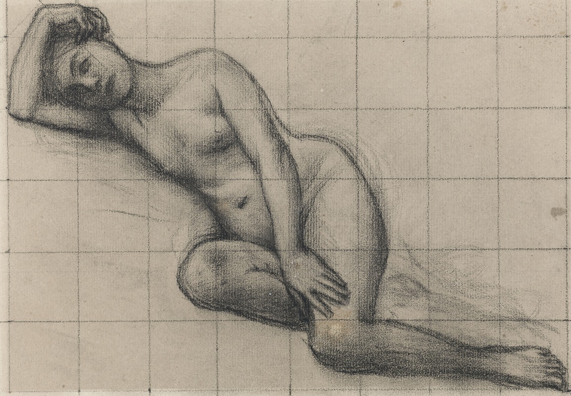Femme nue allongée — Пьер Пюви де Шаванн