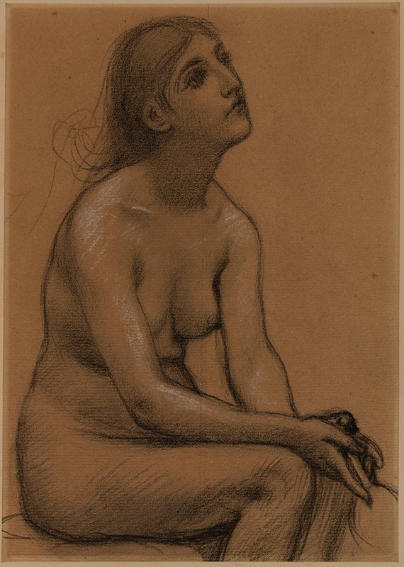 Femme nue assise — Pierre Puvis de Chavannes
