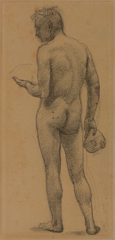 Homme de dos by Pierre Puvis de Chavannes, 1893-1896 — digital art print download