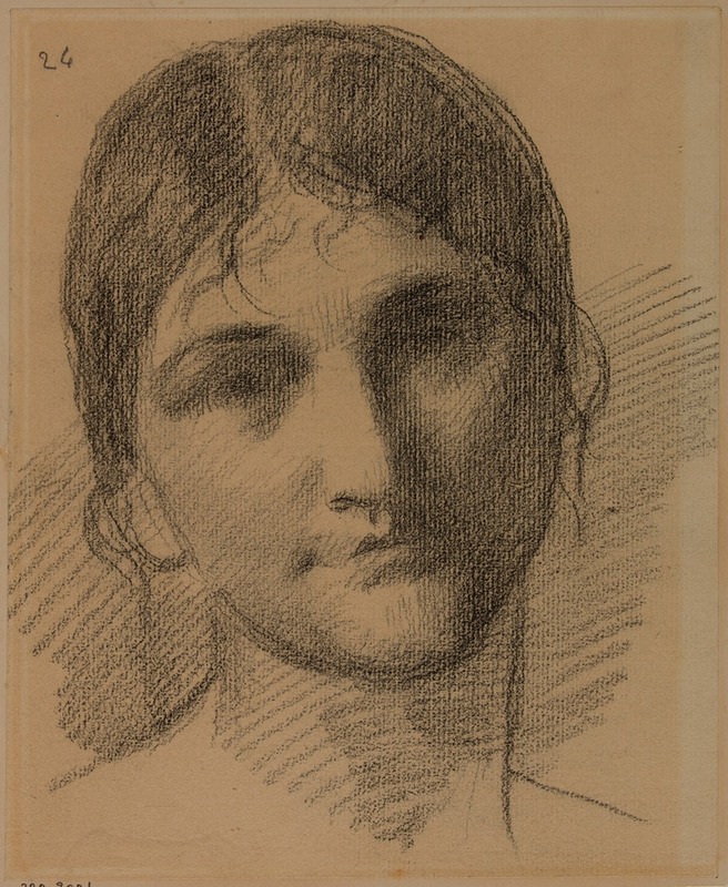 Tête de femme — Pierre Puvis de Chavannes
