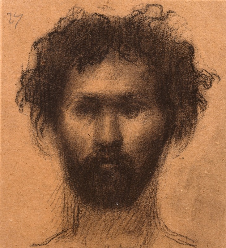 Tête d'homme by Пьер Пюви де Шаванн, 1886-1869 — digital art print download