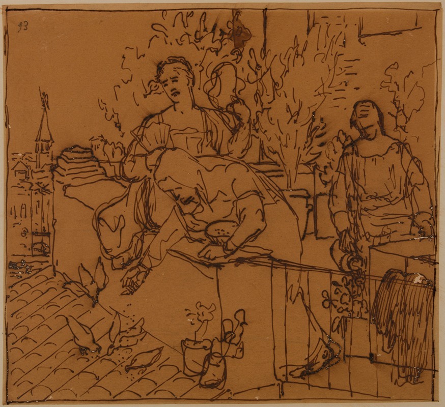 Trois femmes sur une terrasse — Pierre Puvis de Chavannes