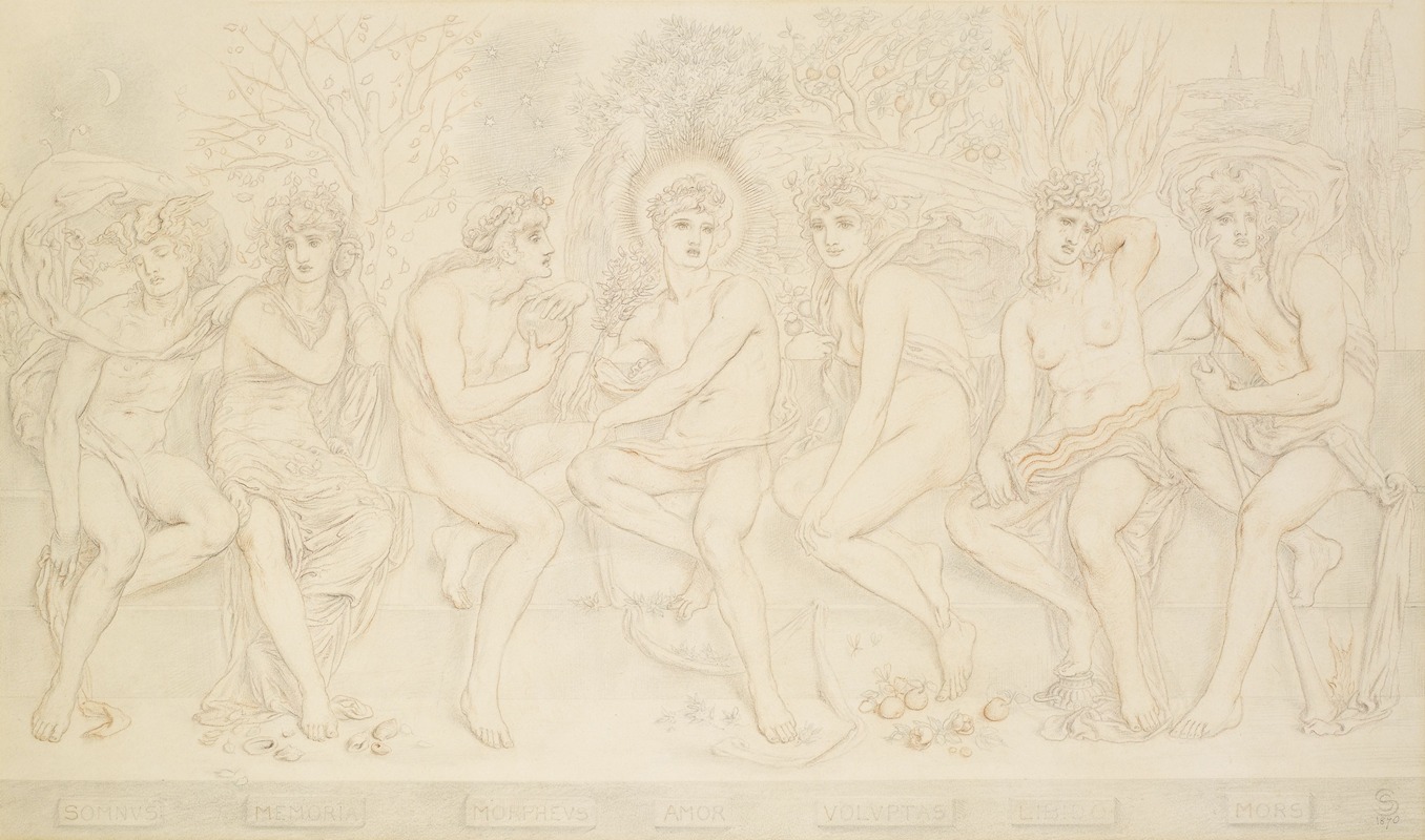 The Singing of Love — Simeon Solomon