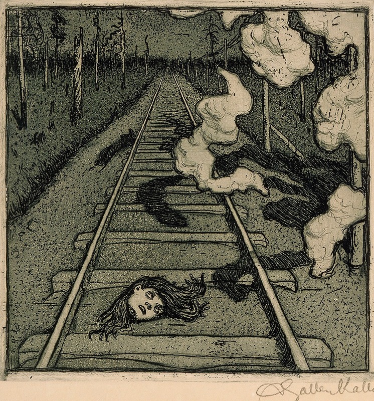 Kiskot by Аксели Галлен-Каллела, 1897 — digital art print download