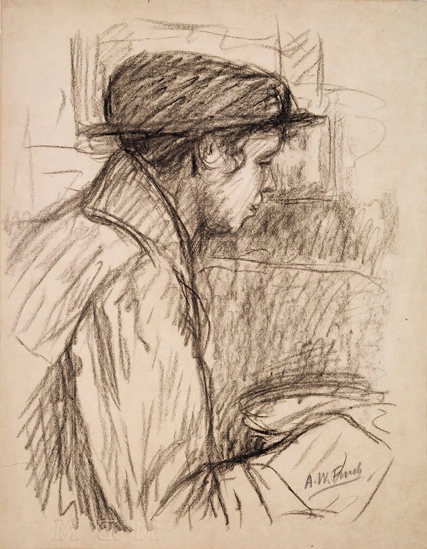 Profile of a Woman — Alfred William Finch