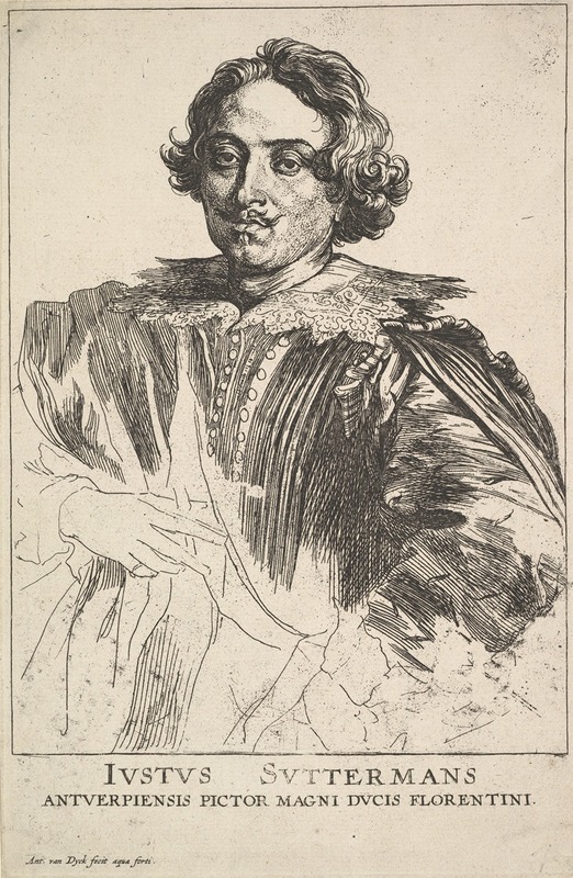 Portrait of Justus Suttermans — Anthony van Dyck
