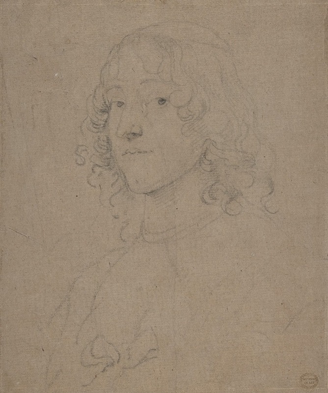 Portrait Study by Anthony van Dyck — digital art print download