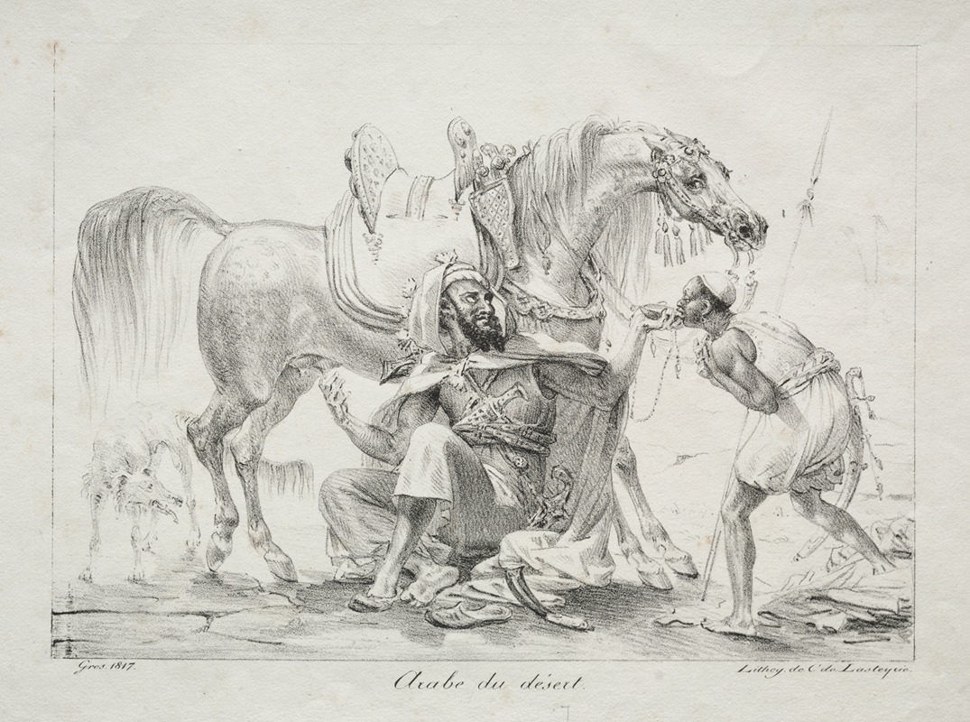 Arab of the Desert — Антуан-Жан Гро