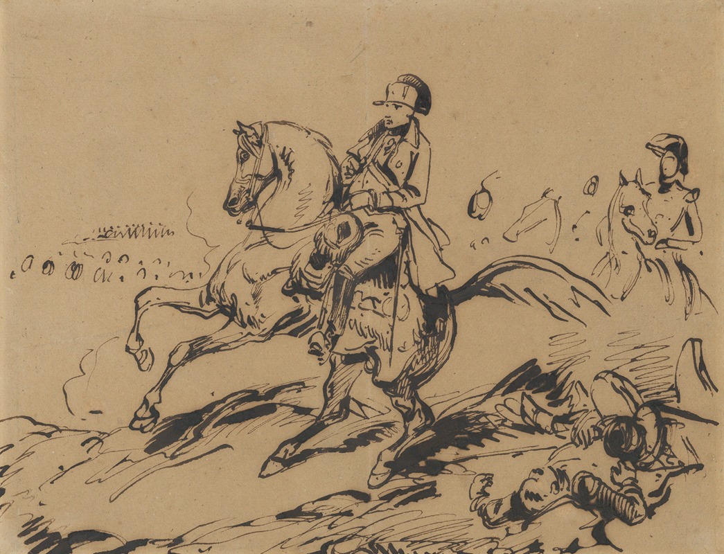 Napoleon on Horseback by Антуан-Жан Гро — digital art print download