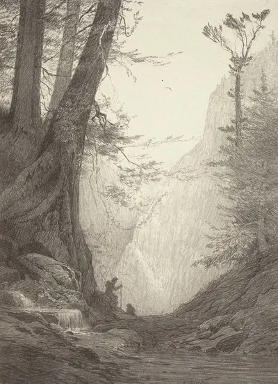 Big Cedars by Болтон Коит Браун, 1923 — digital art print download