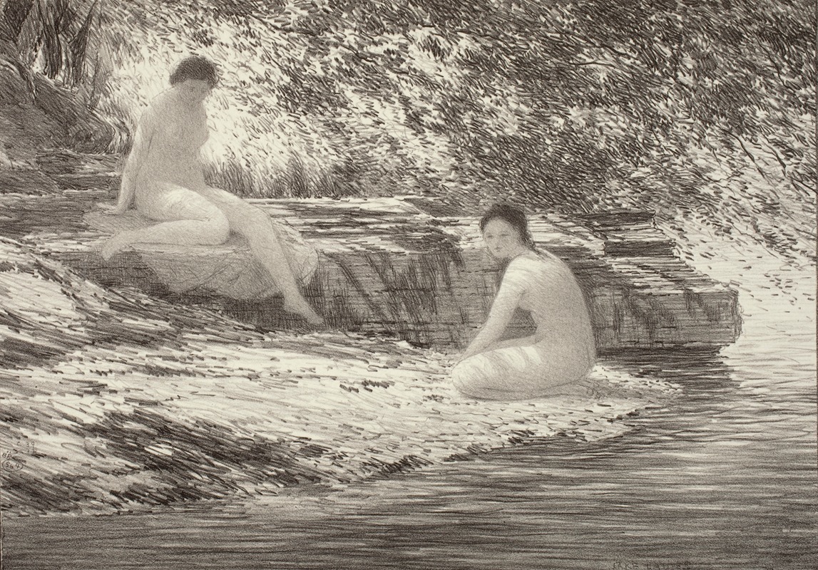 Lake Ladies by Болтон Коит Браун, 1924 — digital art print download