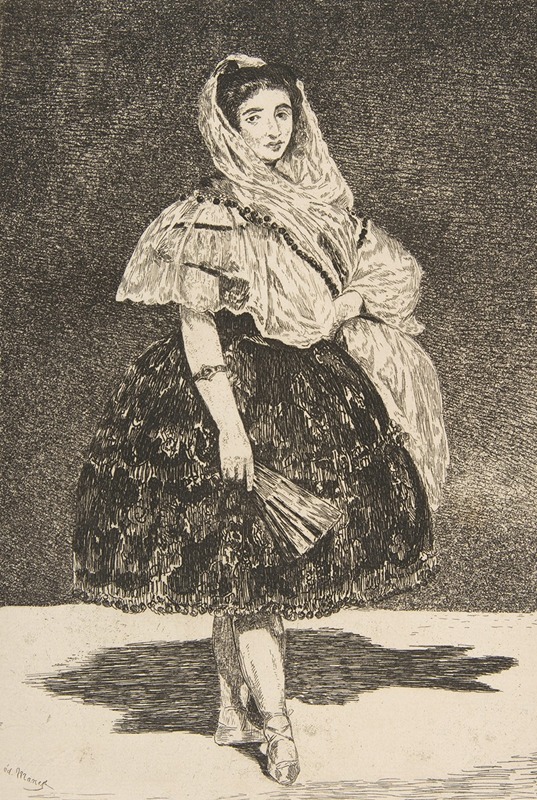 Lola de Valence by Эдуар Мане, 1863 — digital art print download