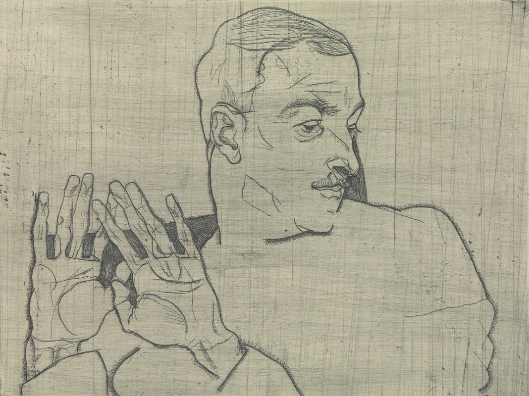 Portrait of Arthur Roessler — Egon Schiele